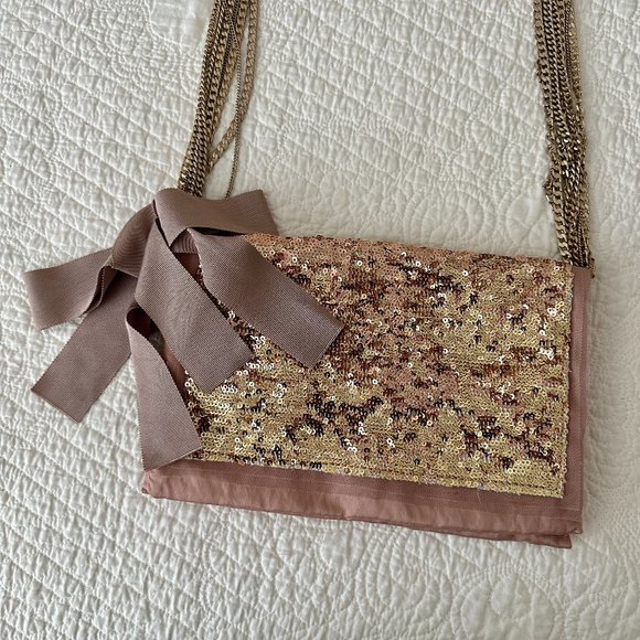 Rare NWT J.Crew Collection Sequin Galaxy Bag Purse - Picture 3 of 16